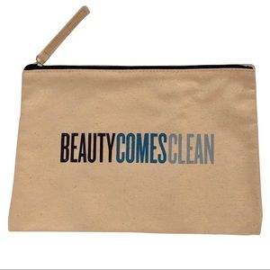 Beautycounter Beauty Comes Clean Makeup Bag